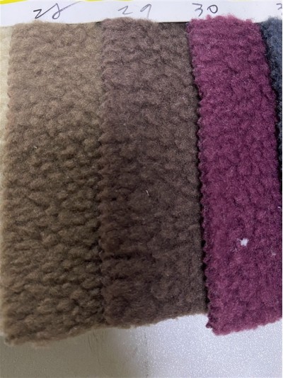 DG-LXF 精品羊羔絨  克重：380g/m²  幅寬：160CM 成份：100%Polyester   細節-12